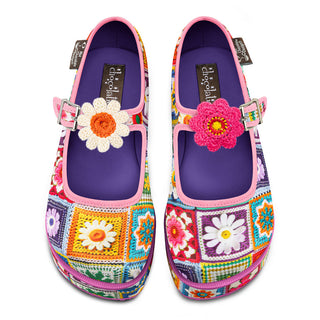 Crochet Women's Mary Jane Platforms