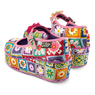 Crochet Women's Mary Jane Platforms
