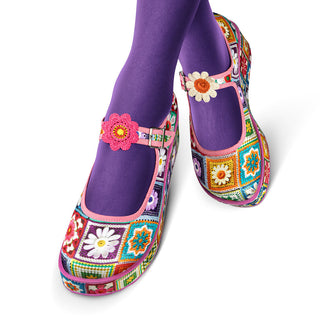 Crochet Women's Mary Jane Platforms