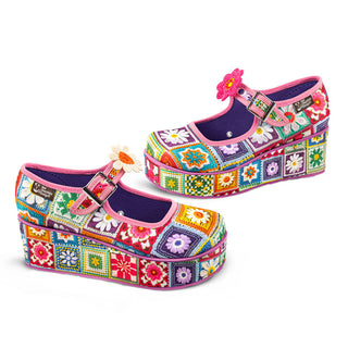 Crochet Women's Mary Jane Platforms