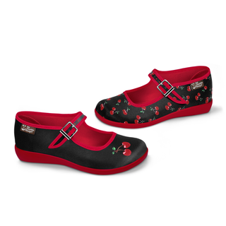 Cherry Black Women's Mary Jane Flats