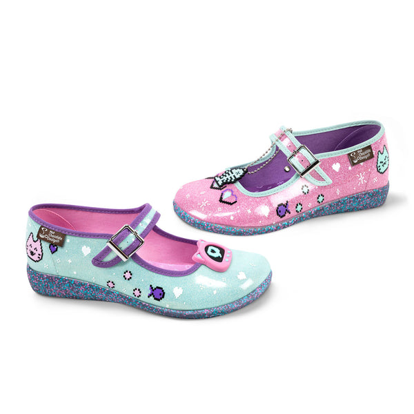 Chocolaticas® Virtual Pet Women's Mary Jane Flat – Hot Chocolate Design UK