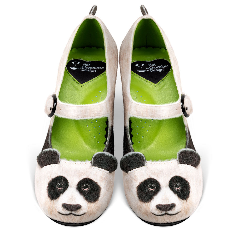 Chocolaticas® Mid Heels Panda Women's Mary Jane Pump – Hot Chocolate Design  UK