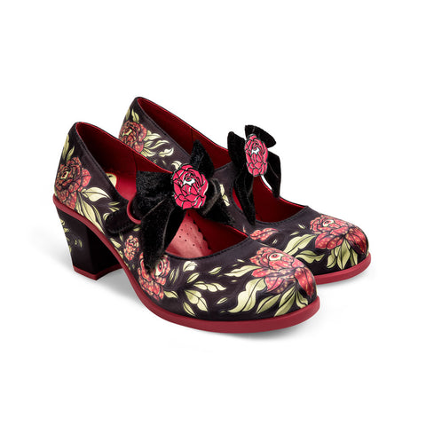 Rummelig Uretfærdig Myre Mary Jane Flats | Shoes | Chocolaticas | Hot Chocolate Design | ENTER – Hot  Chocolate Design UK