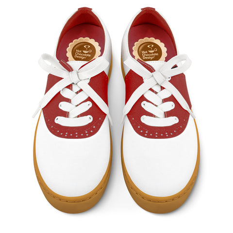 Chocolaticas® Saddle Red Casual Sneaker