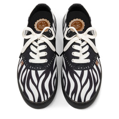 Chocolaticas® Saddle Zebra Casual Sneaker