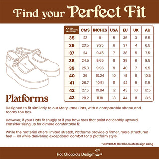 Crochet Women's Mary Jane Platforms